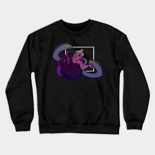 Poor Unfortunate Souls Crewneck Sweatshirt by JinxxedArt